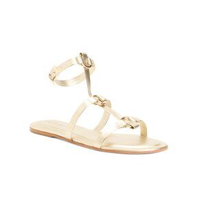 BERNARDO Champagne Made In Brazil Hera Gladiator Sandals